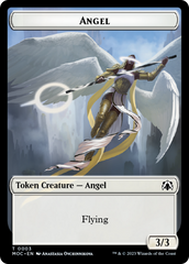 Angel (3) // Demon Double-Sided Token [March of the Machine Commander Tokens] | Good Games Morley
