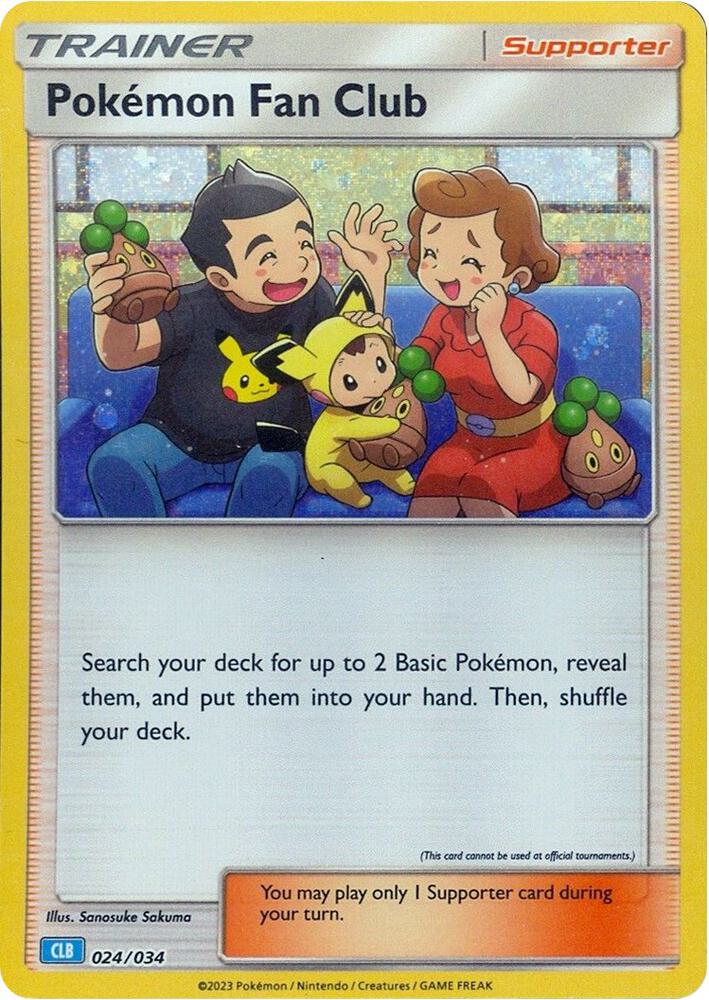 Pokemon Fan Club CLB 024/034 (Trading Card Game Classic)  - Holofoil | Good Games Morley