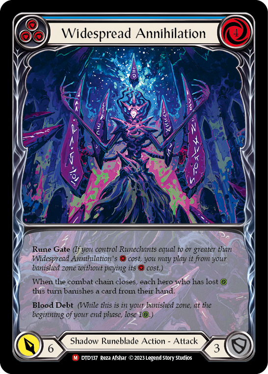 Widespread Annihilation (Extended Art) [DTD137] (Dusk Till Dawn)  Rainbow Foil | Good Games Morley