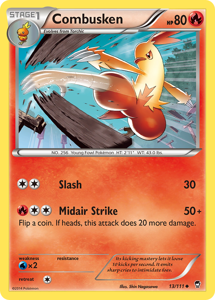 Combusken (13/111) [XY: Furious Fists] | Good Games Morley