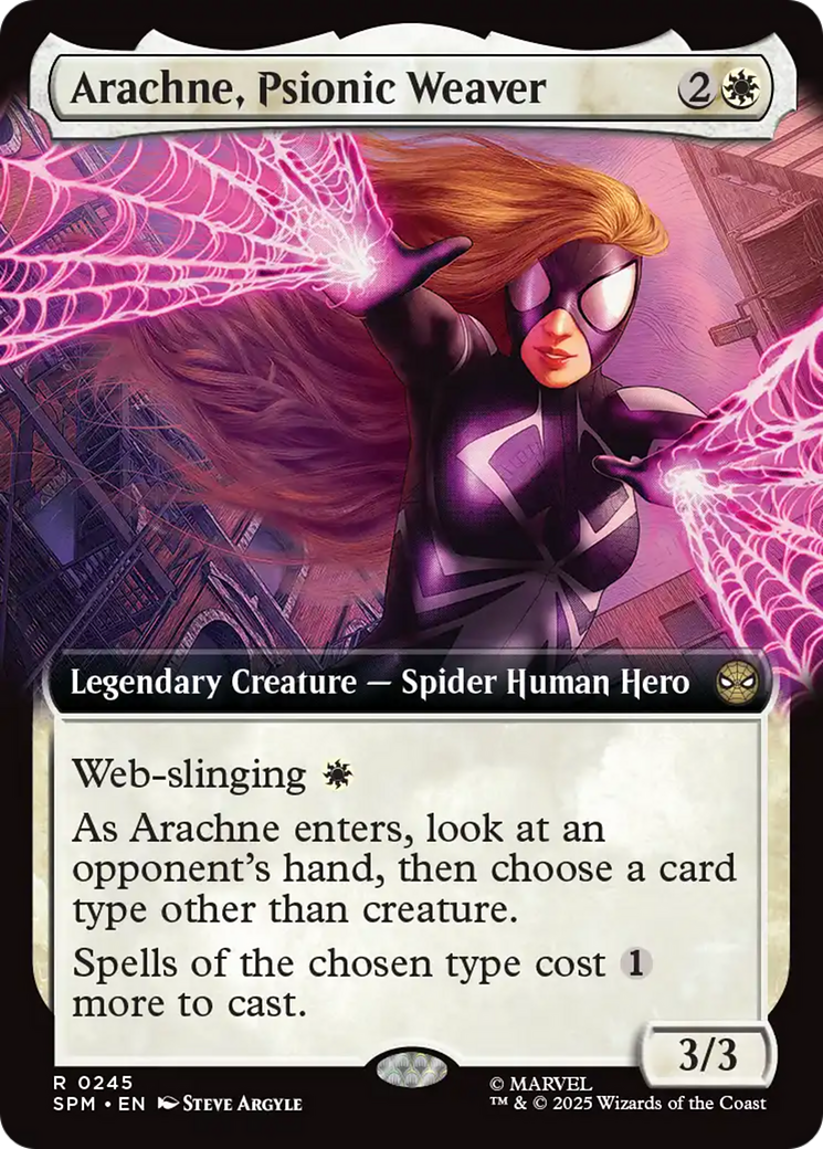 Arachne, Psionic Weaver (Extended Art) [Marvel's Spider-Man] | Good Games Morley