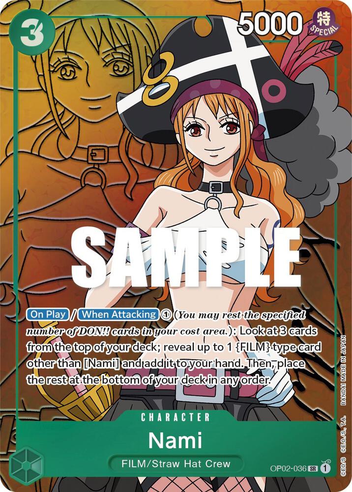 Nami OP02-036 (Paramount War)  - Alternate Art Foil | Good Games Morley