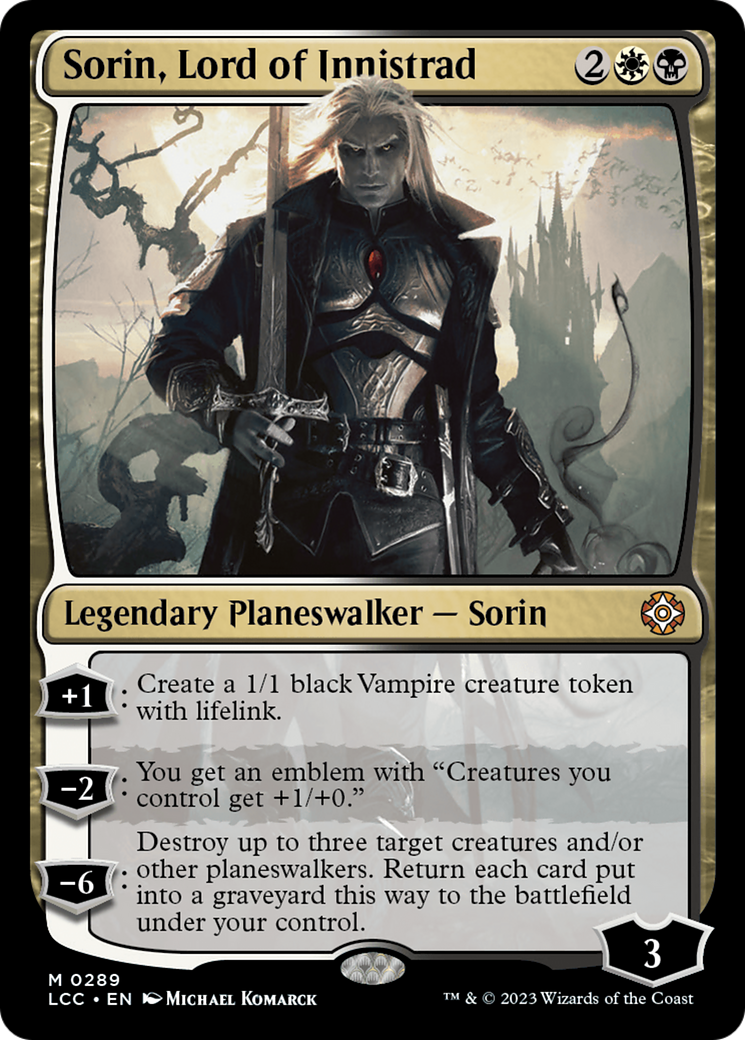 Sorin, Lord of Innistrad [The Lost Caverns of Ixalan Commander] | Good Games Morley