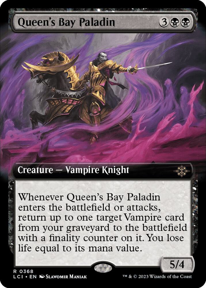 Queen's Bay Paladin 368/291 (The Lost Caverns of Ixalan)  - Extended Art Foil | Good Games Morley