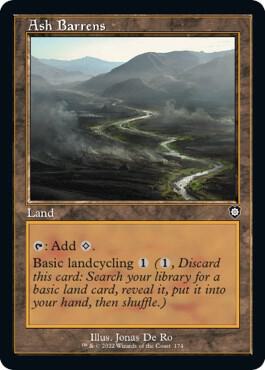Ash Barrens Retro Frame 174/40 (Commander: The Brothers' War)  | Good Games Morley