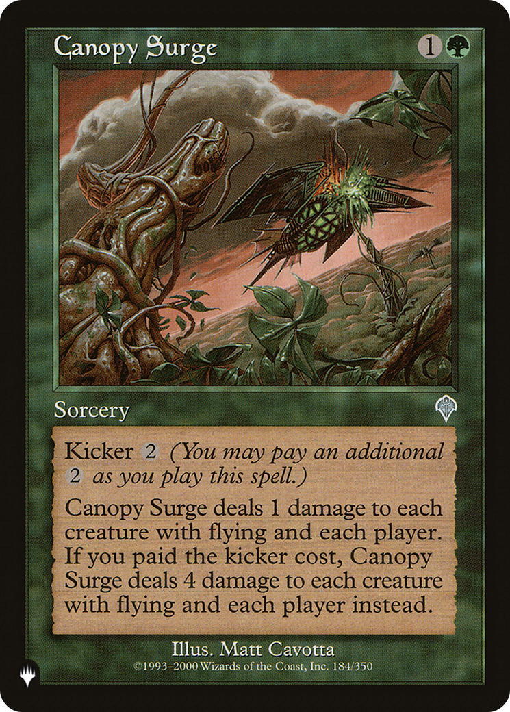 Canopy Surge [The List] | Good Games Morley
