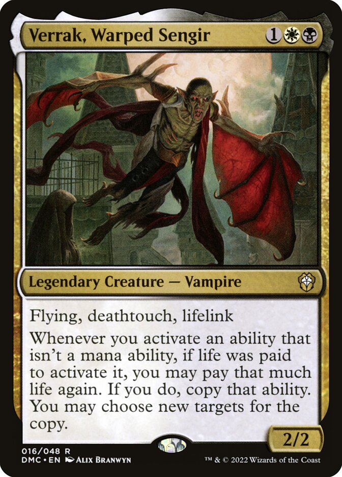 Verrak, Warped Sengir 16/50 (Commander: Dominaria United)  | Good Games Morley