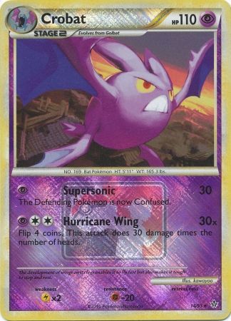 Crobat (14/95) (League Promo) [HeartGold & SoulSilver: Unleashed] | Good Games Morley