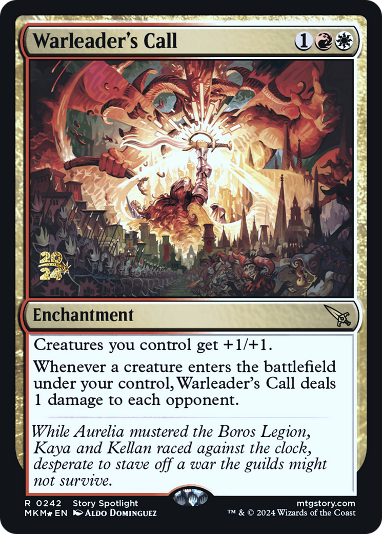 Warleader's Call [Murders at Karlov Manor Prerelease Promos] | Good Games Morley