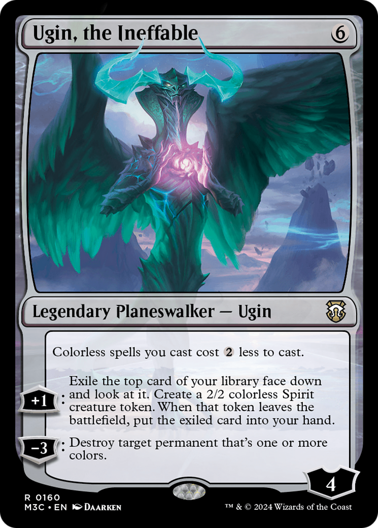 Ugin, the Ineffable (Ripple Foil) [Modern Horizons 3 Commander] | Good Games Morley