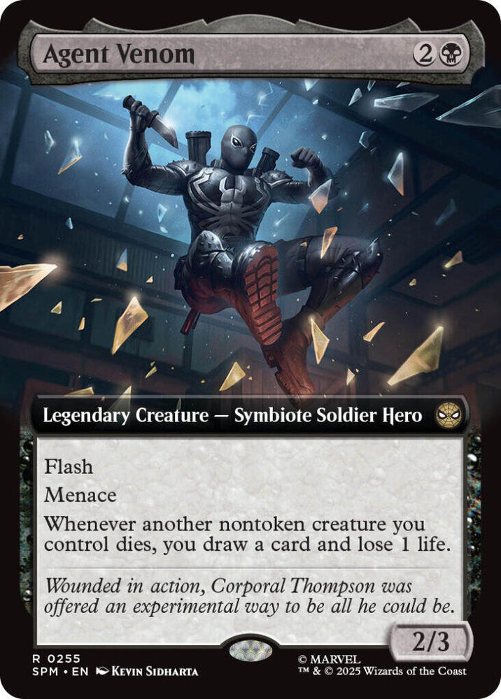 Agent Venom Extended Art 255 (Marvel's Spider-Man)  - Extended Art  | Good Games Morley