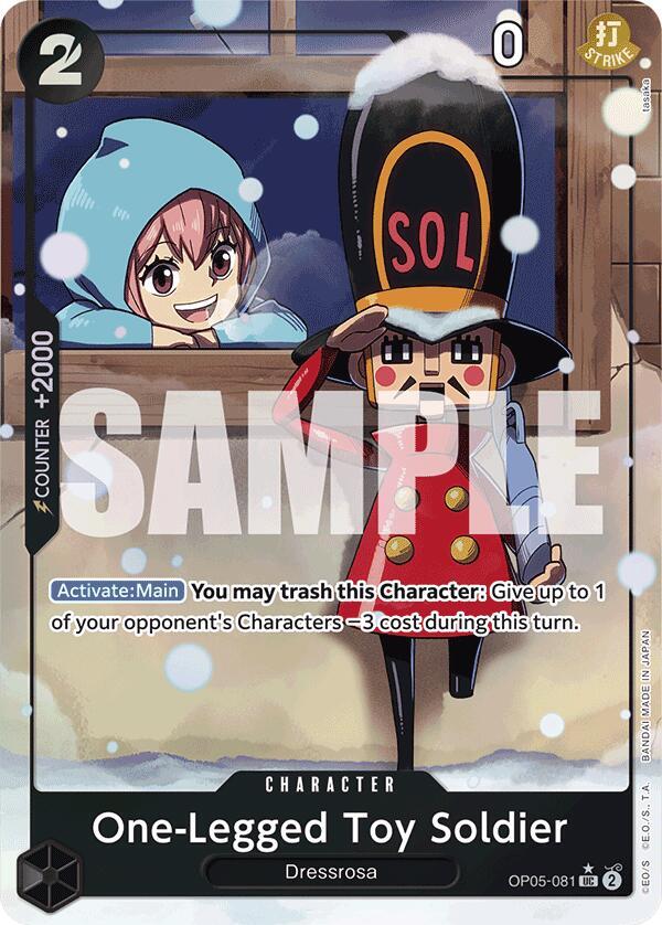 One Legged Toy Soldier OP05-081 (Premium Booster -The Best-)  - Alternate Art Foil | Good Games Morley