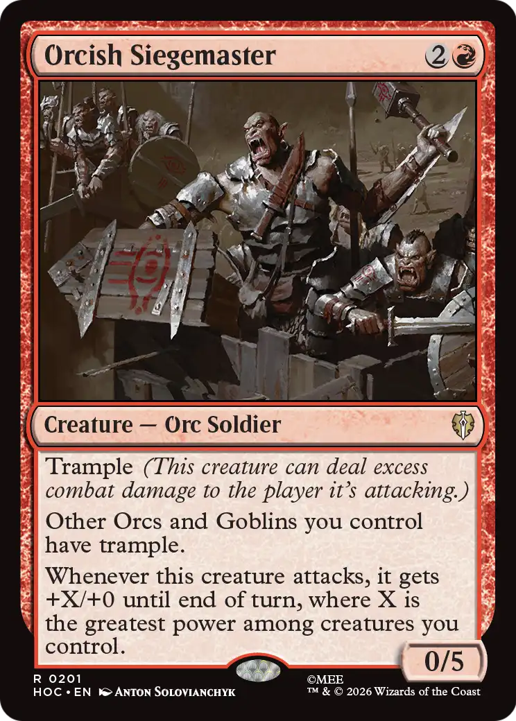 Orcish Siegemaster [The Hobbit: Eternal-Legal] | Good Games Morley