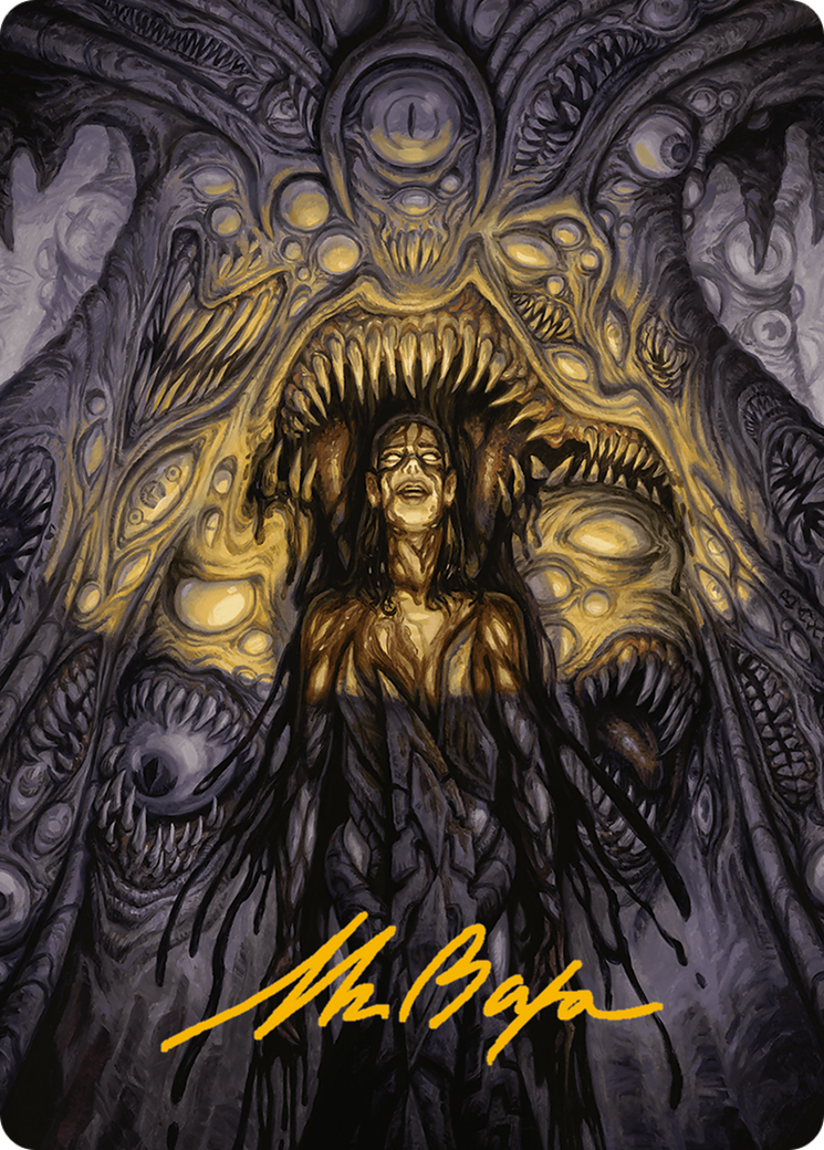 Chthonian Nightmare Art Card (Gold-Stamped Signature) [Modern Horizons 3 Art Series] | Good Games Morley
