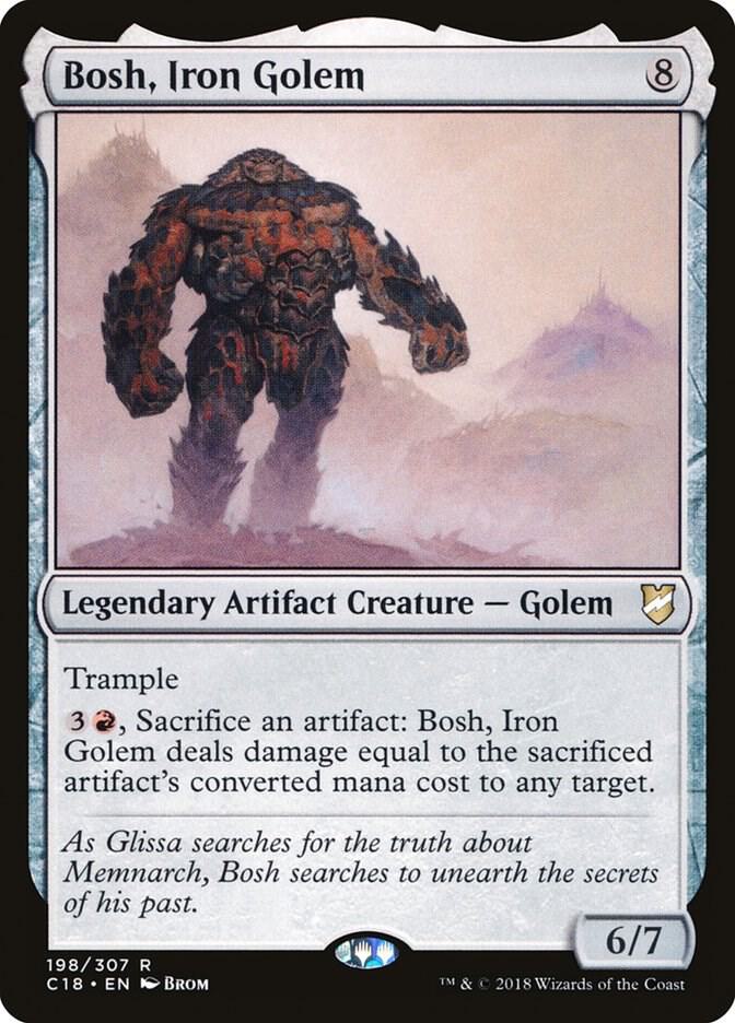Bosh, Iron Golem 198/307 (Commander 2018)  | Good Games Morley