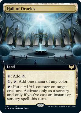 Hall of Oracles Extended Art 362/275 (Strixhaven: School of Mages)  - Foil | Good Games Morley