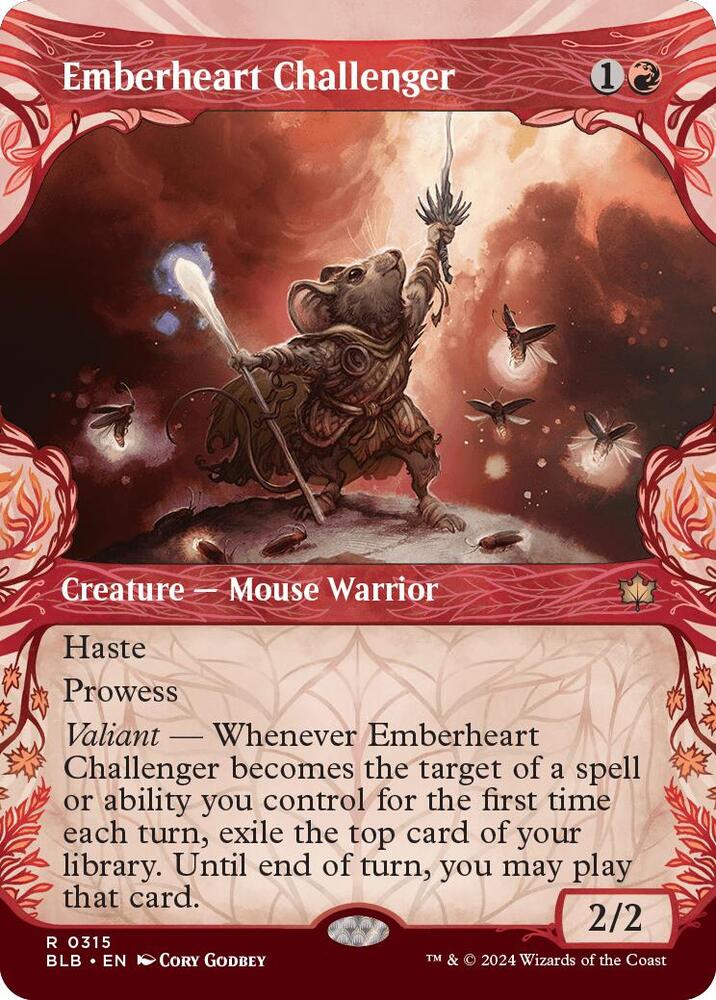 Emberheart Challenger 315 (Bloomburrow)  - Showcase | Good Games Morley