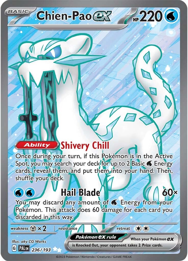 Chien-Pao ex (236/193) [Scarlet & Violet: Paldea Evolved] | Good Games Morley