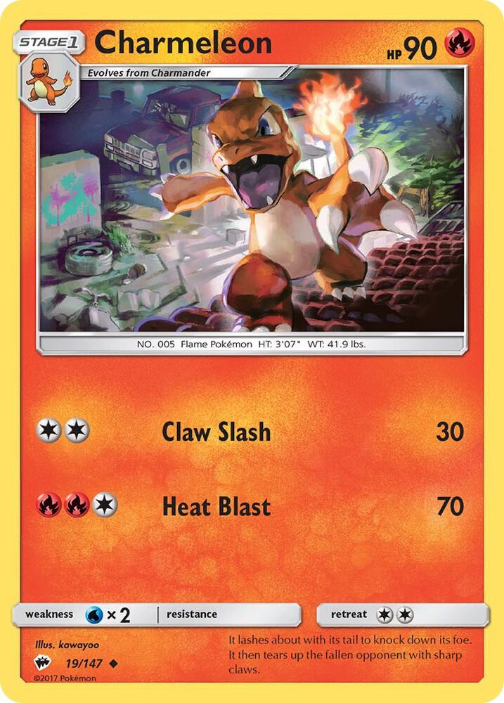 Charmeleon 19/147 (SM - Burning Shadows)  | Good Games Morley