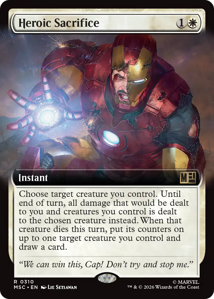 Heroic Sacrifice (Extended Art) [Marvel Super Heroes Commander] | Good Games Morley