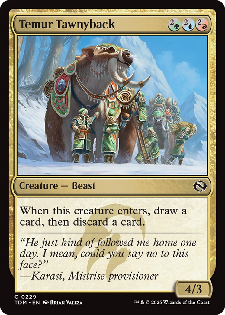 Temur Tawnyback [Tarkir: Dragonstorm] | Good Games Morley