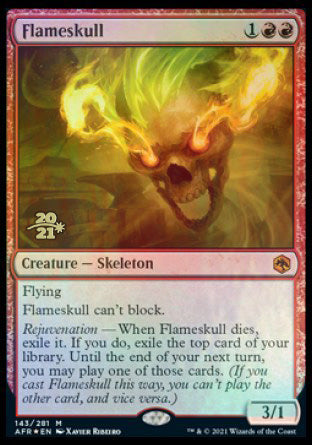 Flameskull [Dungeons & Dragons: Adventures in the Forgotten Realms Prerelease Promos] | Good Games Morley