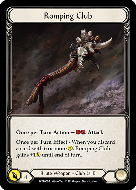 Dawnblade // Romping Club [WTR115-T // WTR003-T] (Welcome to Rathe)  Alpha Print Normal | Good Games Morley