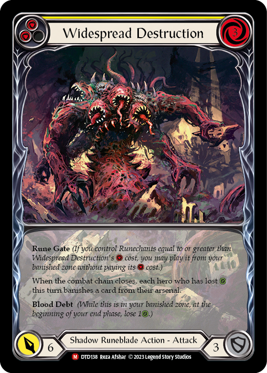 Widespread Destruction (Extended Art) [DTD138] (Dusk Till Dawn)  Rainbow Foil | Good Games Morley