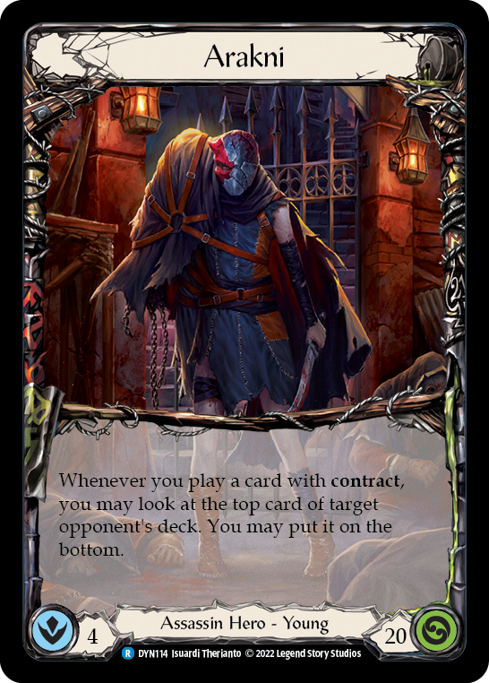 Arakni [DYN114] (Dynasty)  Rainbow Foil | Good Games Morley