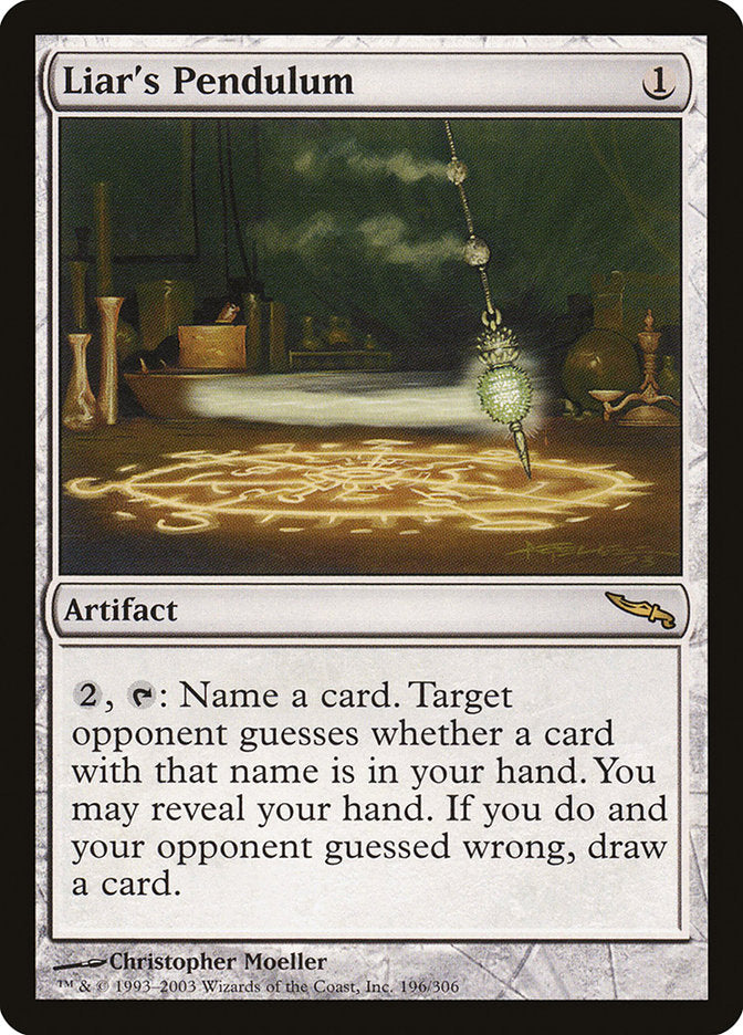 Liar's Pendulum 196/306 (Mirrodin)  - Foil | Good Games Morley