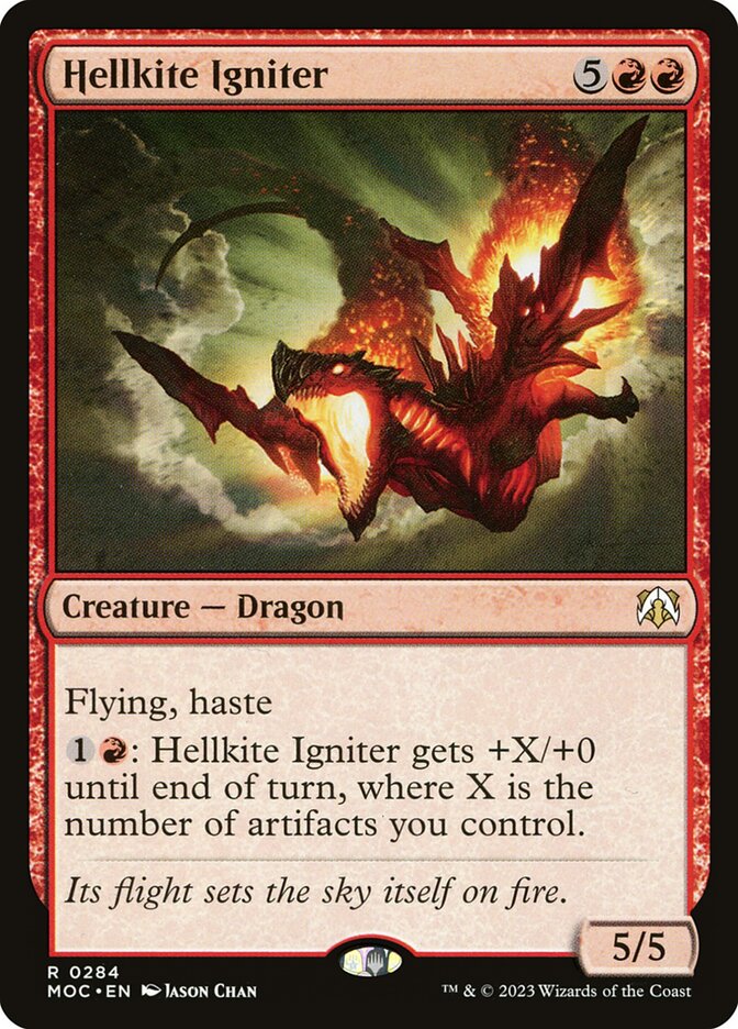 Hellkite Igniter 284 (Commander: March of the Machine)  | Good Games Morley