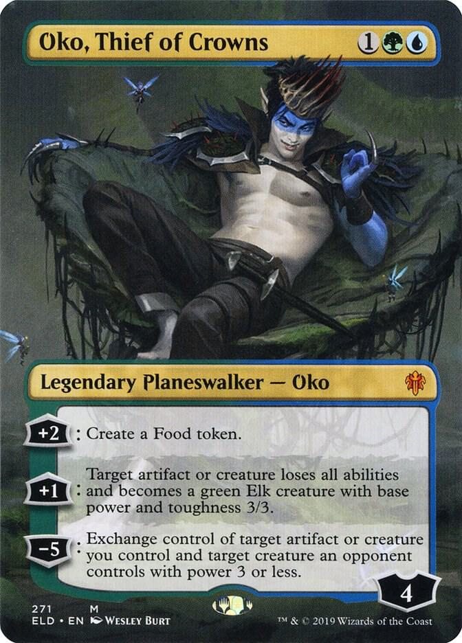 Oko, Thief of Crowns 271/269 (Throne of Eldraine)  - Borderless | Good Games Morley