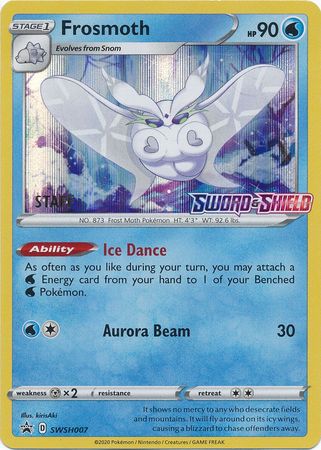 Frosmoth (SWSH007) (Staff Prerelease Promo) [Sword & Shield: Black Star Promos] | Good Games Morley
