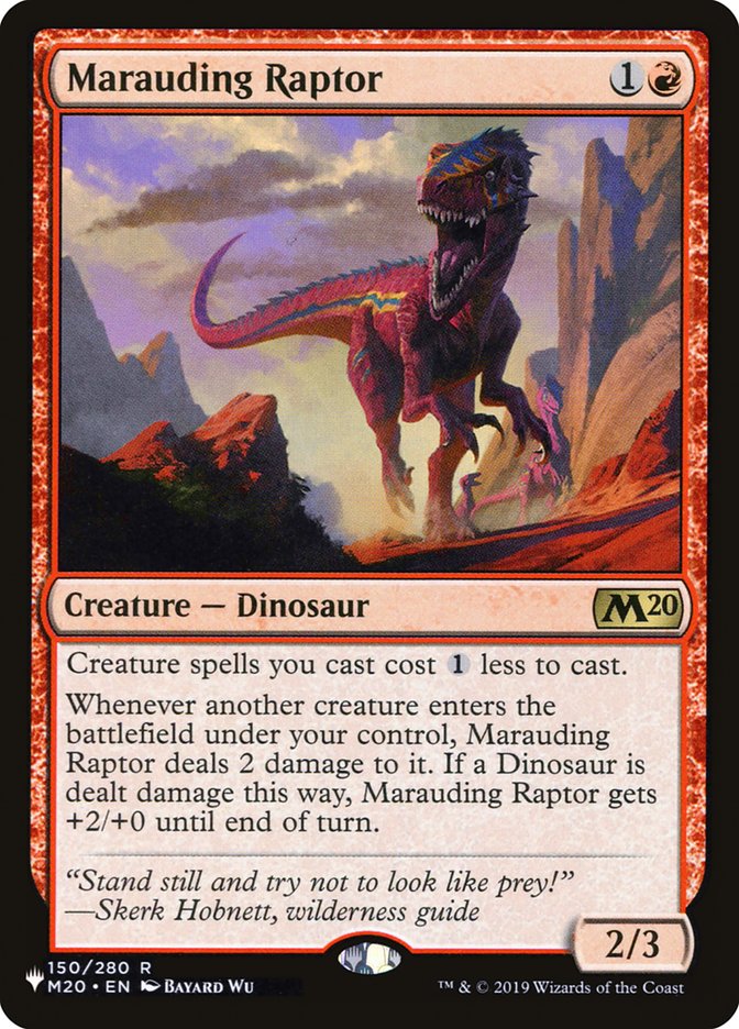 Marauding Raptor [The List] | Good Games Morley