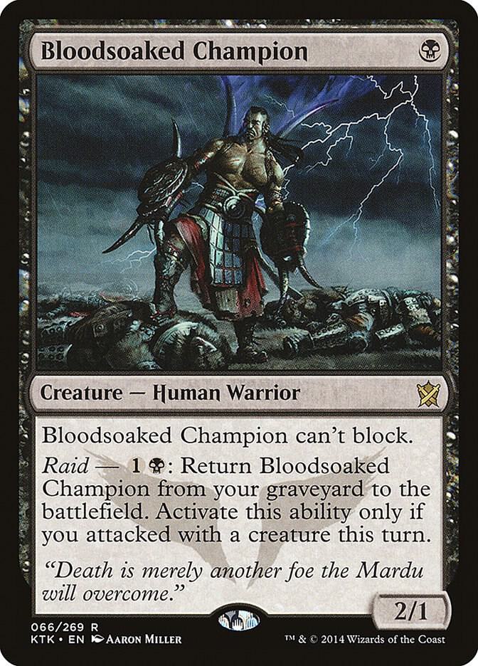 Bloodsoaked Champion 66 (Khans of Tarkir)  - Foil | Good Games Morley