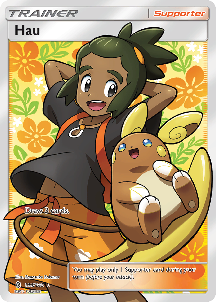 Hau (144/145) [Sun & Moon: Guardians Rising] | Good Games Morley