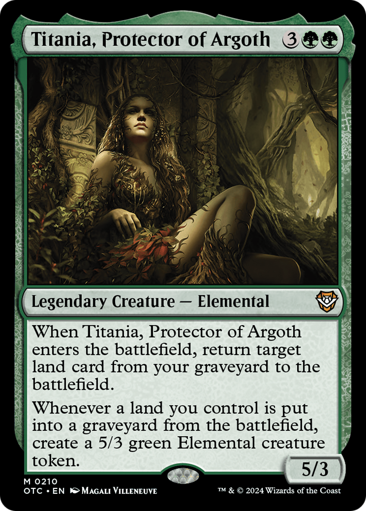 Titania, Protector of Argoth [Outlaws of Thunder Junction Commander] | Good Games Morley