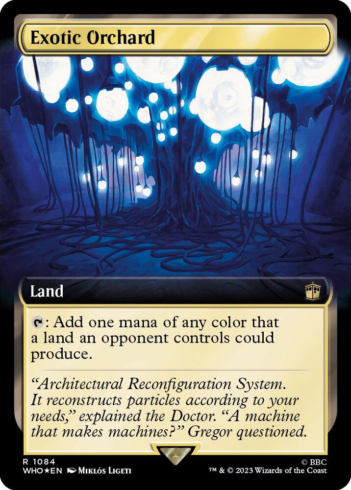 Exotic Orchard 1084/331 (Universes Beyond: Doctor Who)  - Extended Art Surge Foil | Good Games Morley