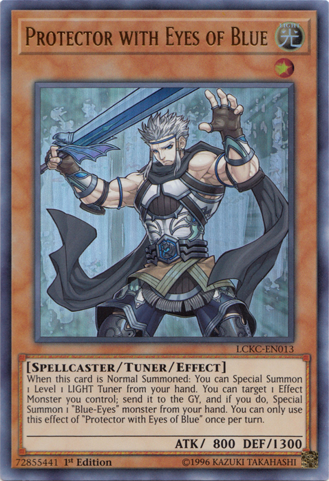 Protector with Eyes of Blue [LCKC-EN013] Ultra Rare | Good Games Morley