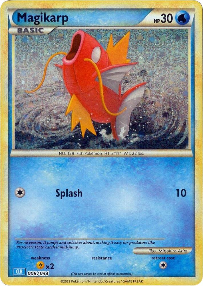 Magikarp 006/034 (Trading Card Game Classic)  - Holofoil | Good Games Morley
