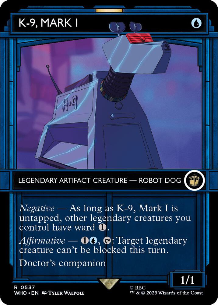 K-9, Mark I 537/331 (Universes Beyond: Doctor Who)  - Showcase Foil | Good Games Morley