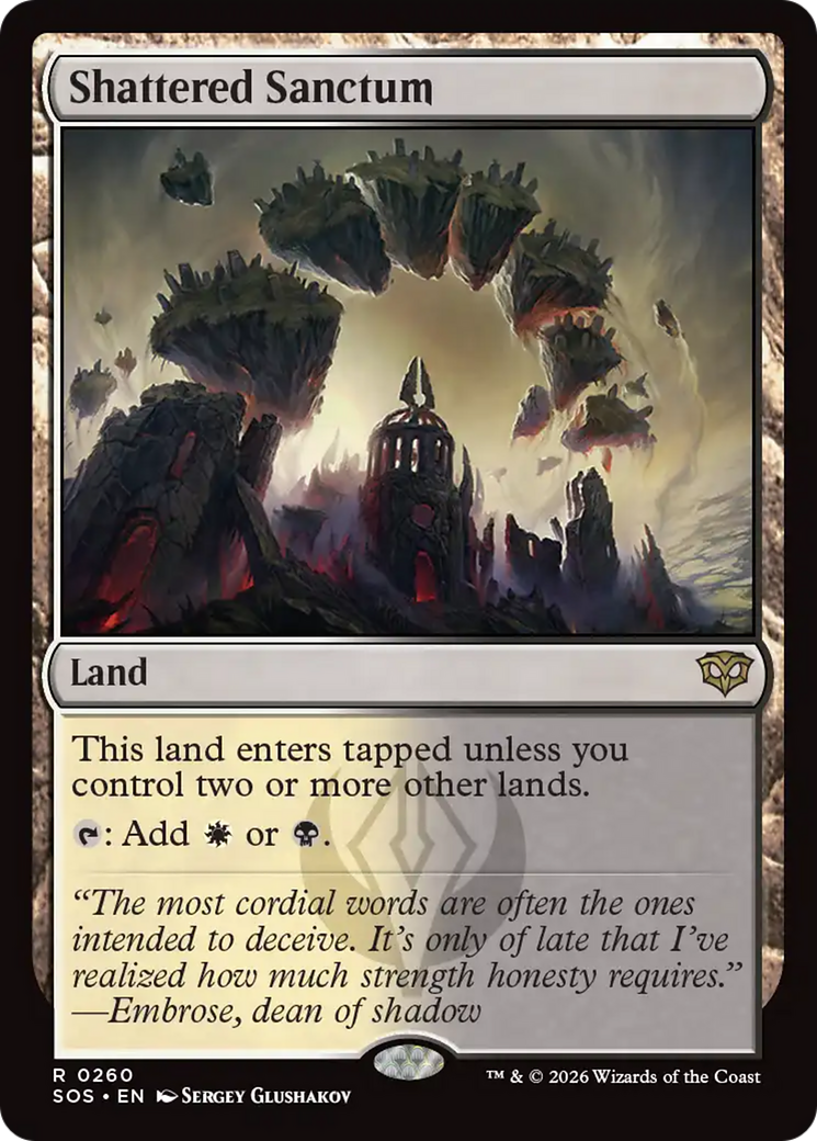 Shattered Sanctum [Secrets of Strixhaven] | Good Games Morley