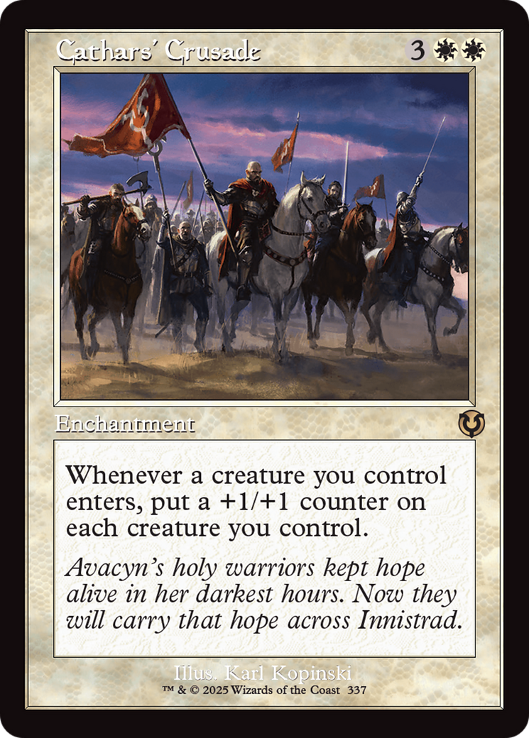 Cathars' Crusade (Retro Frame) [Innistrad Remastered] | Good Games Morley