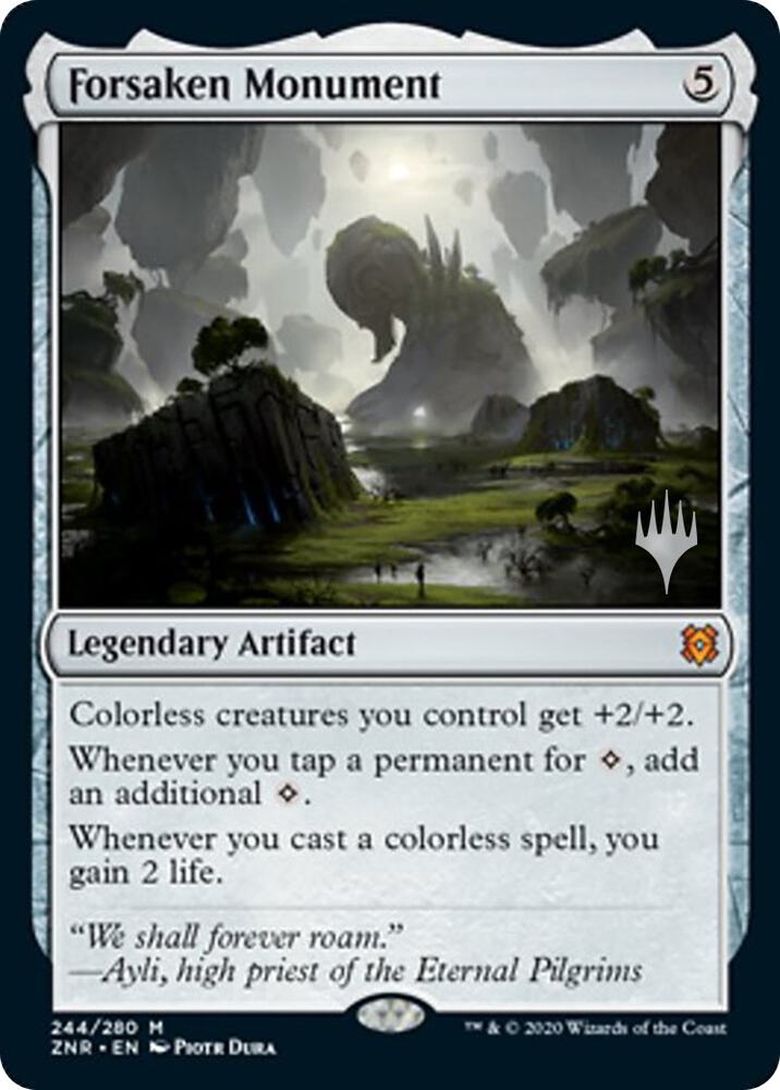 Forsaken Monument 244 (Promo Pack: Zendikar Rising)  - Foil | Good Games Morley