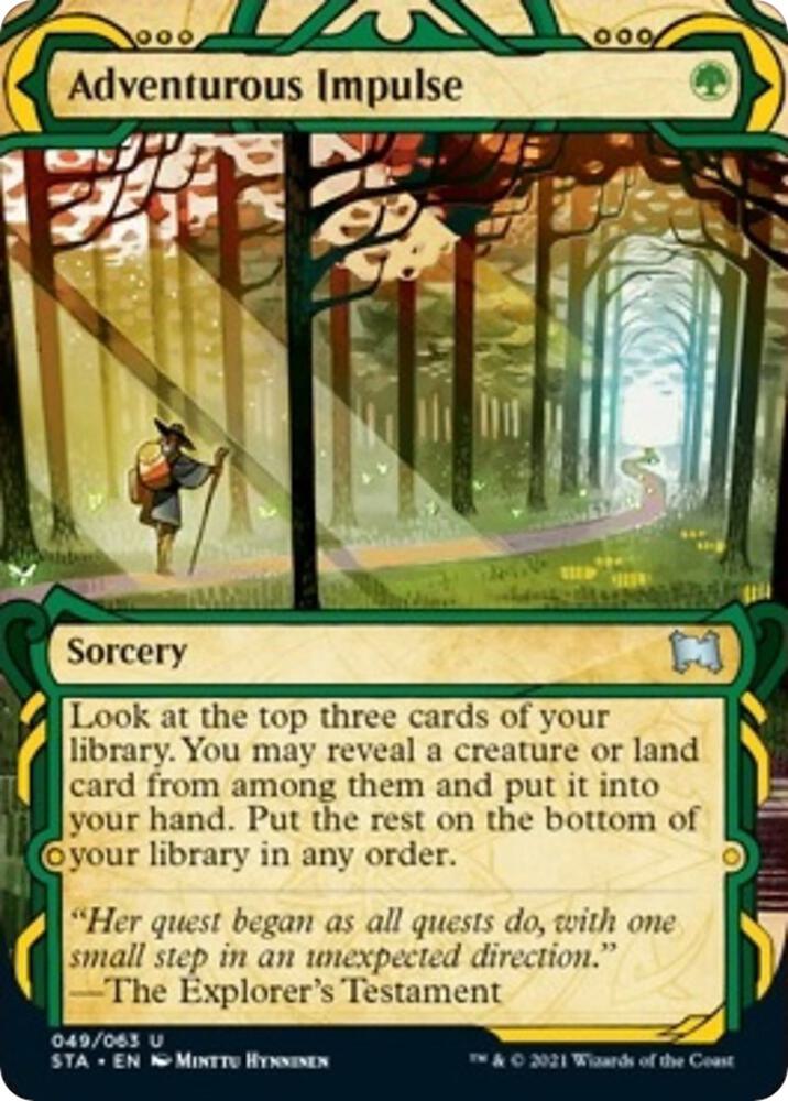 Adventurous Impulse 49 (Strixhaven: Mystical Archive)  - Foil | Good Games Morley