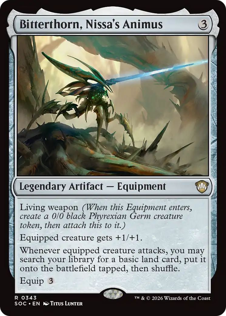 Bitterthorn, Nissa's Animus [Secrets of Strixhaven Commander] | Good Games Morley