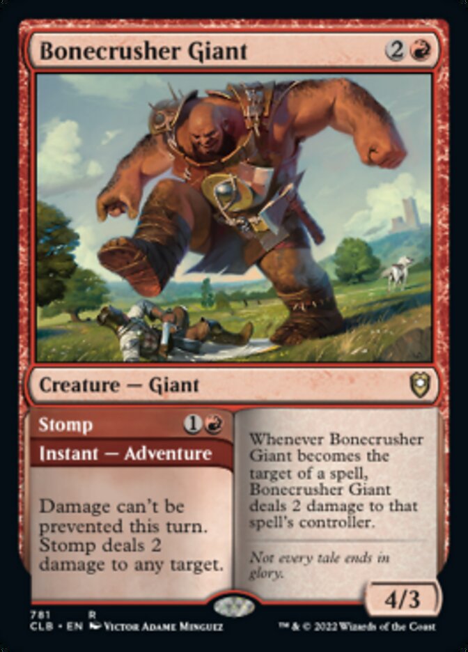 Bonecrusher Giant // Stomp [Commander Legends: Battle for Baldur's Gate] | Good Games Morley