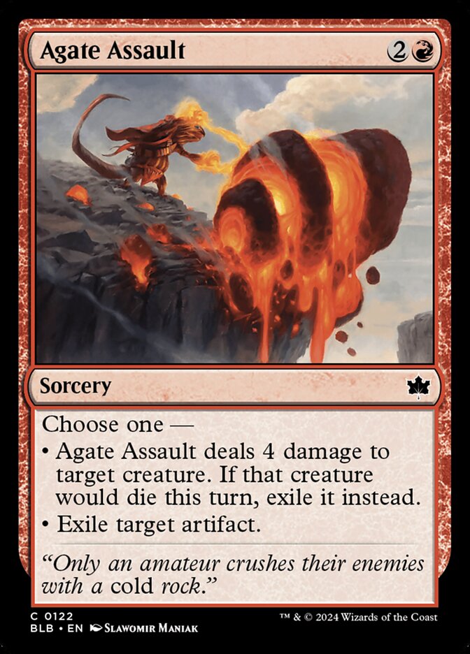 Agate Assault 122/281 (Bloomburrow)  | Good Games Morley