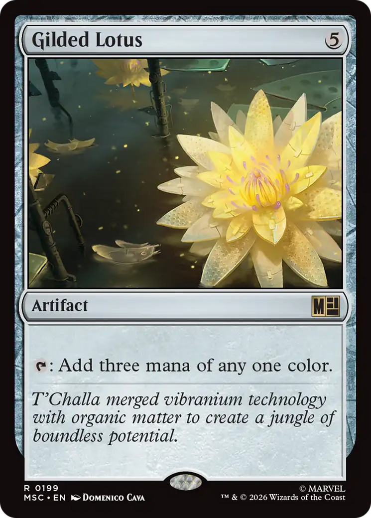 Gilded Lotus (Surge Foil) [Marvel Super Heroes Commander] | Good Games Morley
