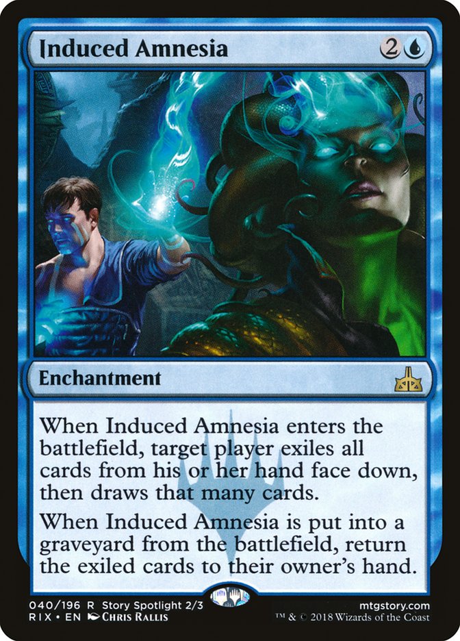 Induced Amnesia 40/196 (Rivals of Ixalan)  - Foil | Good Games Morley
